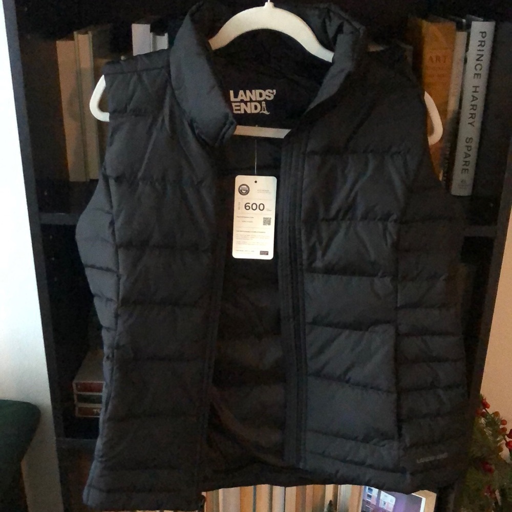 Lands end down vest
